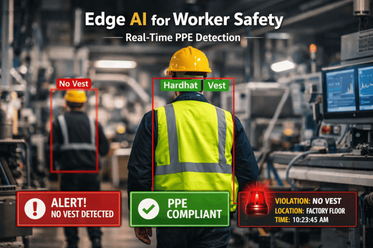 Edge AI worker safety system